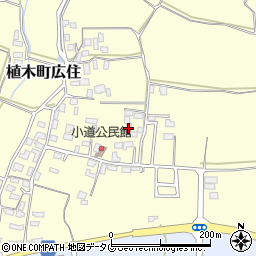 熊本県熊本市北区植木町広住1523-20周辺の地図