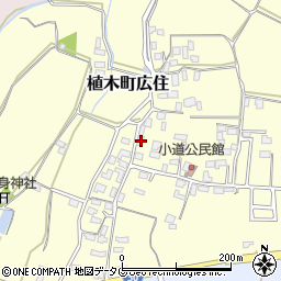 熊本県熊本市北区植木町広住1503周辺の地図