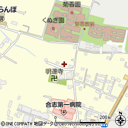 熊本県合志市御代志734-8周辺の地図