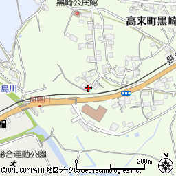 長崎県諫早市高来町黒崎410-3周辺の地図