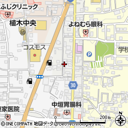 熊本県熊本市北区植木町植木98-1周辺の地図