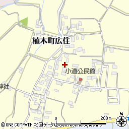 熊本県熊本市北区植木町広住1512周辺の地図