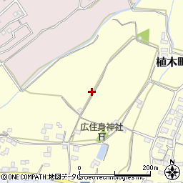 熊本県熊本市北区植木町広住979周辺の地図