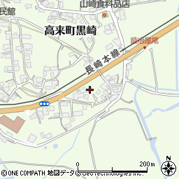 長崎県諫早市高来町黒崎260周辺の地図