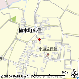 熊本県熊本市北区植木町広住1533周辺の地図