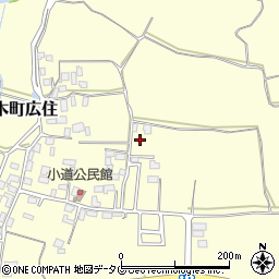 熊本県熊本市北区植木町広住1445周辺の地図