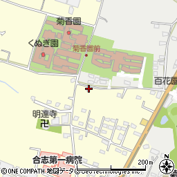 熊本県合志市御代志823-1周辺の地図