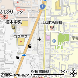 熊本県熊本市北区植木町植木102周辺の地図