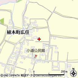 熊本県熊本市北区植木町広住1517周辺の地図