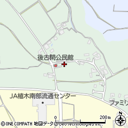 熊本県熊本市北区植木町後古閑139周辺の地図