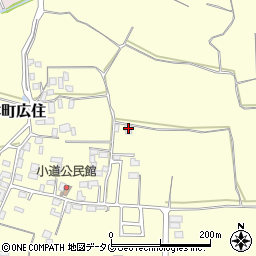 熊本県熊本市北区植木町広住1444周辺の地図