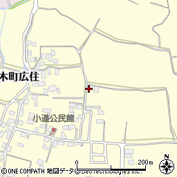 熊本県熊本市北区植木町広住1144周辺の地図
