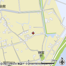熊本県玉名市滑石1836周辺の地図