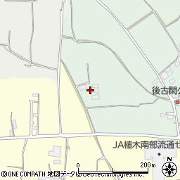 熊本県熊本市北区植木町後古閑249周辺の地図