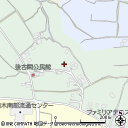 熊本県熊本市北区植木町後古閑160周辺の地図
