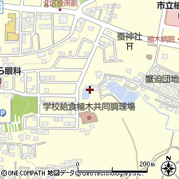 熊本県熊本市北区植木町広住353周辺の地図