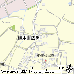 熊本県熊本市北区植木町広住1525周辺の地図