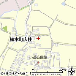 熊本県熊本市北区植木町広住1524周辺の地図