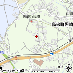 長崎県諫早市高来町黒崎392周辺の地図