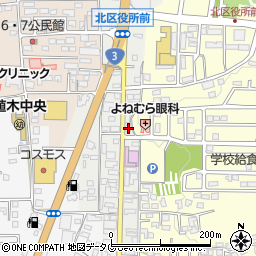 熊本県熊本市北区植木町植木139周辺の地図