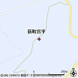 大分県竹田市荻町宮平3609-2周辺の地図