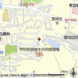 熊本県熊本市北区植木町広住458-1周辺の地図
