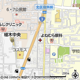 熊本県熊本市北区植木町植木5-105周辺の地図