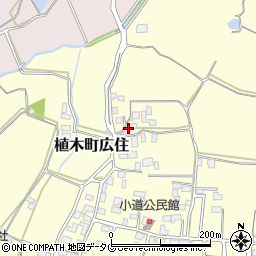熊本県熊本市北区植木町広住1526周辺の地図