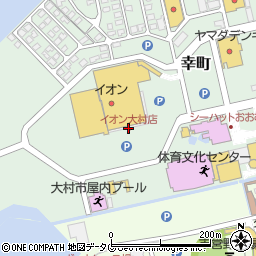 イオン大村店周辺の地図