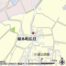 熊本県熊本市北区植木町広住1528周辺の地図