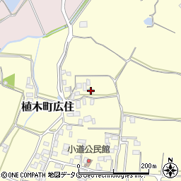 熊本県熊本市北区植木町広住879周辺の地図