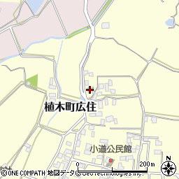 熊本県熊本市北区植木町広住1528-1周辺の地図