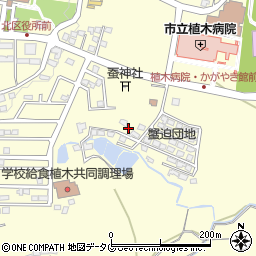 熊本県熊本市北区植木町広住483周辺の地図