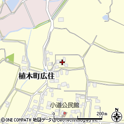 熊本県熊本市北区植木町広住880周辺の地図