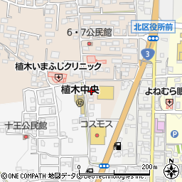 熊本県熊本市北区植木町一木545周辺の地図