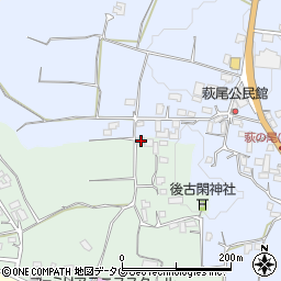 熊本県熊本市北区植木町後古閑5周辺の地図