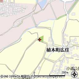 熊本県熊本市北区植木町広住945周辺の地図