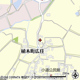 熊本県熊本市北区植木町広住1179周辺の地図