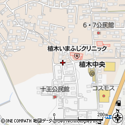 熊本県熊本市北区植木町一木598周辺の地図