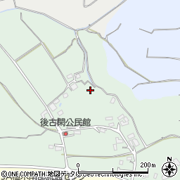熊本県熊本市北区植木町後古閑周辺の地図