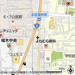 熊本県熊本市北区植木町植木106周辺の地図