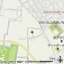 熊本県合志市栄2222-7周辺の地図