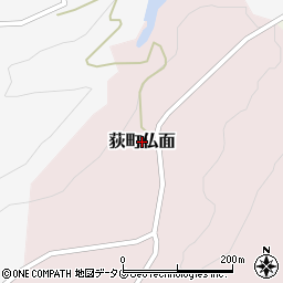 大分県竹田市荻町仏面周辺の地図