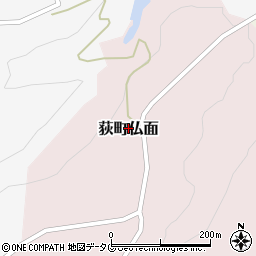 大分県竹田市荻町仏面周辺の地図