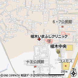 熊本県熊本市北区植木町一木599周辺の地図