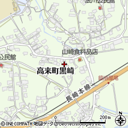 長崎県諫早市高来町黒崎227-5周辺の地図