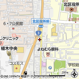 熊本県熊本市北区植木町植木109周辺の地図