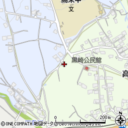 長崎県諫早市高来町黒崎433周辺の地図
