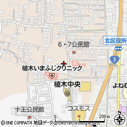 熊本県熊本市北区植木町一木595周辺の地図