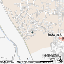 熊本県熊本市北区植木町一木676-4周辺の地図